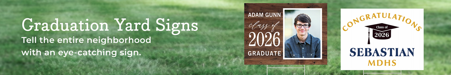 Graduation Yard and Lawn Signs