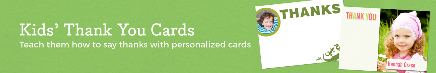 Kids Thank You Cards