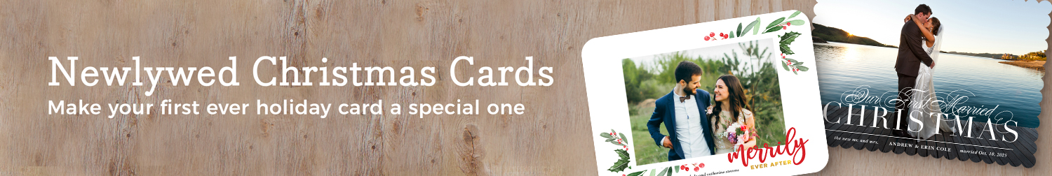 Newlywed Christmas Cards
