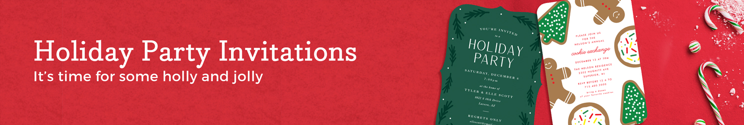 Holiday Party Invitations